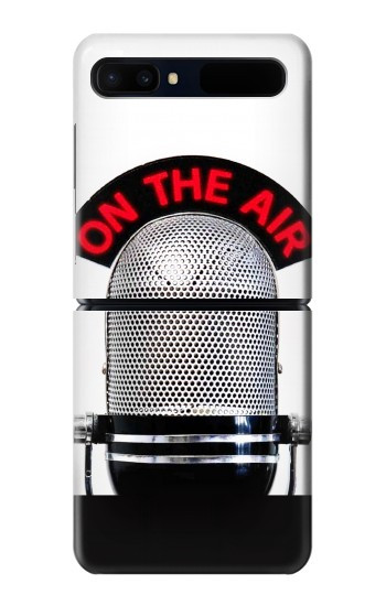 S2381 Radio Micro millésimé Sur les ondes Etui Coque Housse pour Samsung Galaxy Z Flip 5G