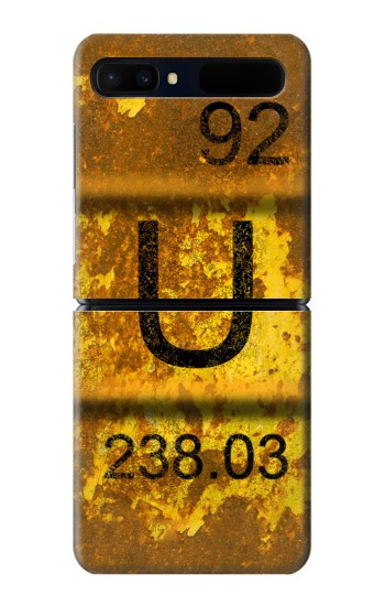 S2447 Vieux nucléaire d'uranium Rusty déchets Baril Etui Coque Housse pour Samsung Galaxy Z Flip 5G