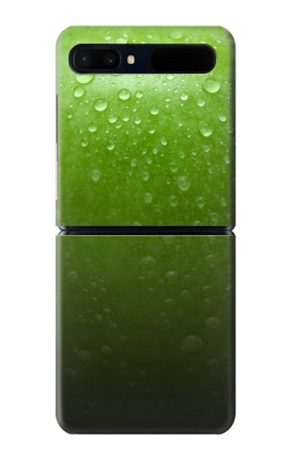 S2475 Seamless Texture verte pomme Etui Coque Housse pour Samsung Galaxy Z Flip 5G