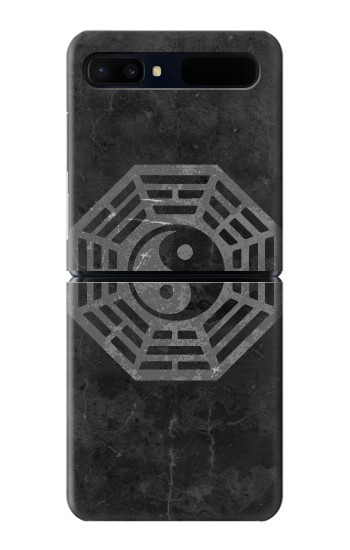 S2503 Tao Dharma Yin Yang Etui Coque Housse pour Samsung Galaxy Z Flip 5G