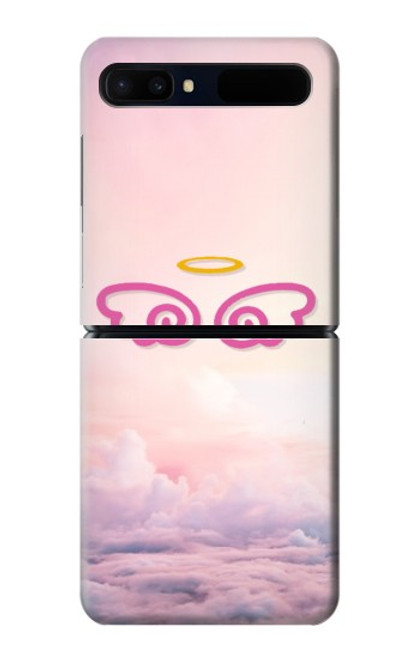 S2514 Ailes Ange mignon Etui Coque Housse pour Samsung Galaxy Z Flip 5G