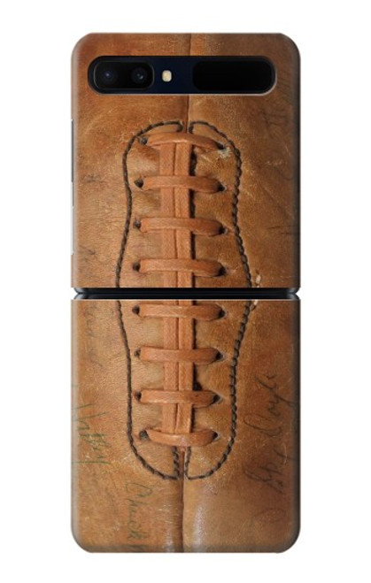 S2554 Vieux millésimé balle Etui Coque Housse pour Samsung Galaxy Z Flip 5G