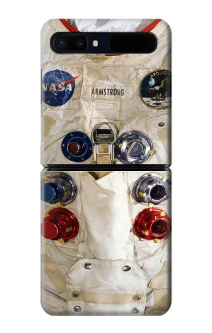 S2639 Neil Armstrong blanc astronaute Costume espace Etui Coque Housse pour Samsung Galaxy Z Flip 5G