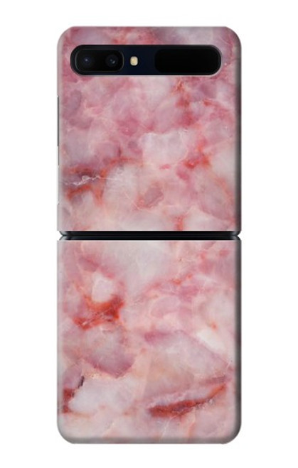 S2843 Texture en marbre rose Etui Coque Housse pour Samsung Galaxy Z Flip 5G