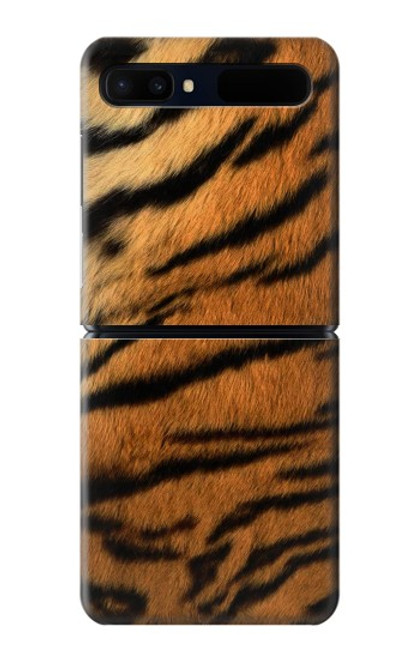 S2962 Tigre Stripes imprimé graphique Etui Coque Housse pour Samsung Galaxy Z Flip 5G