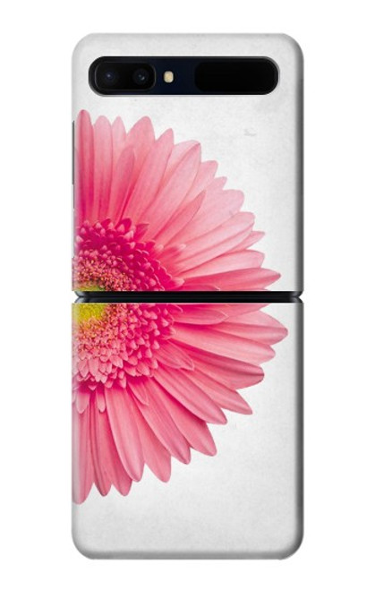 S3044 Rose Gerbera millésimé Etui Coque Housse pour Samsung Galaxy Z Flip 5G