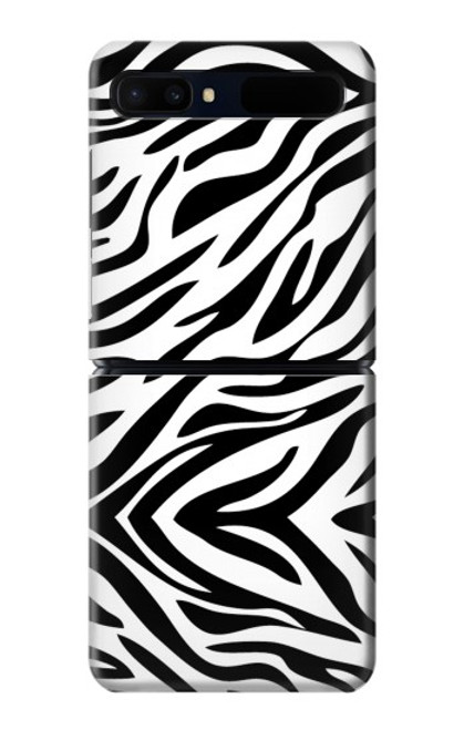 S3056 Zèbre Texture Imprimé graphique Peau Etui Coque Housse pour Samsung Galaxy Z Flip 5G
