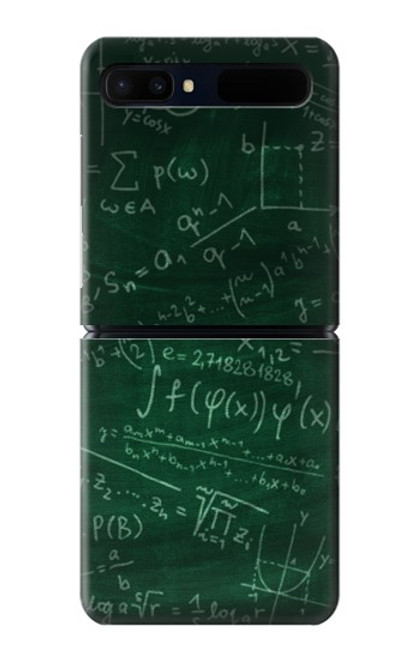 S3190 Formule Math Vertboard Etui Coque Housse pour Samsung Galaxy Z Flip 5G