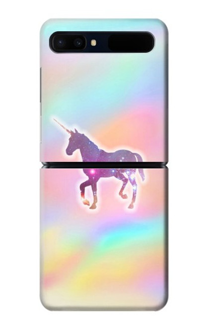 S3203 Arc en ciel Licorne Etui Coque Housse pour Samsung Galaxy Z Flip 5G