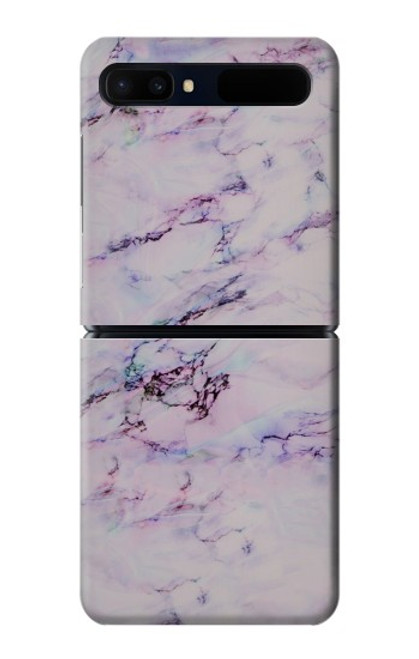 S3215 Transparente marbre rose Etui Coque Housse pour Samsung Galaxy Z Flip 5G