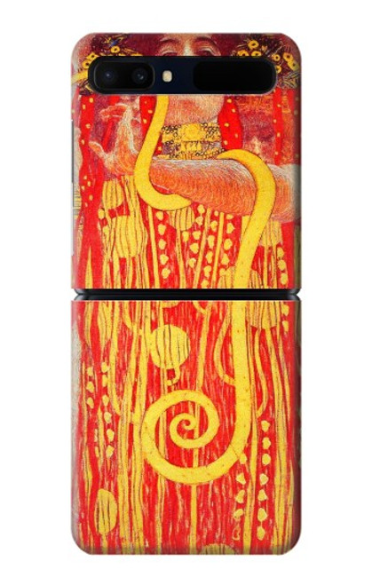 S3352 Gustav Klimt Médecine Etui Coque Housse pour Samsung Galaxy Z Flip 5G