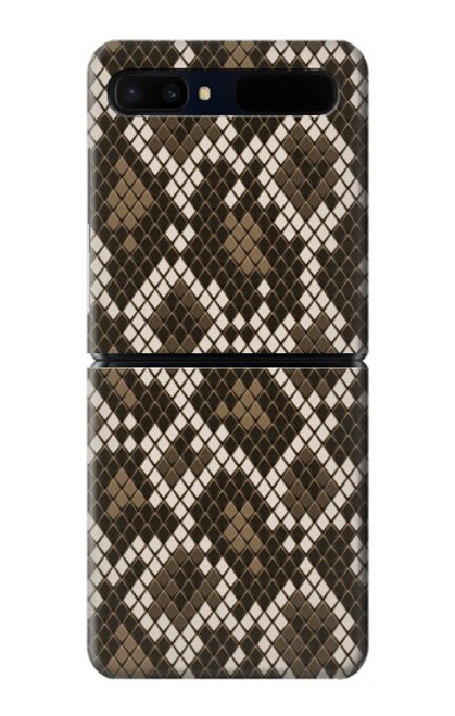 S3389 Seamless Serpent Motif graphique Peau Etui Coque Housse pour Samsung Galaxy Z Flip 5G