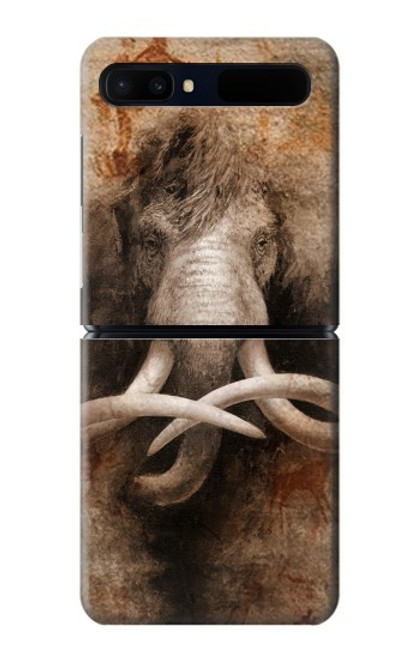 S3427 Mammoth Ancient Art la Grotte Etui Coque Housse pour Samsung Galaxy Z Flip 5G