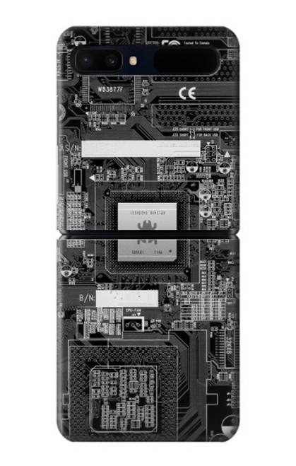 S3434 Punaise Circuit Board graphique Etui Coque Housse pour Samsung Galaxy Z Flip 5G