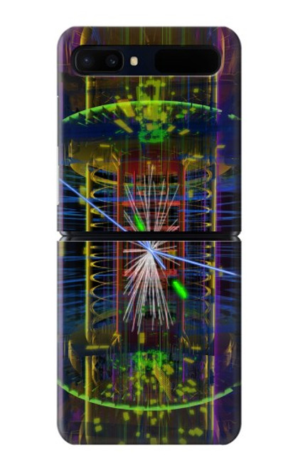 S3545 Collision de particules Quantiques Etui Coque Housse pour Samsung Galaxy Z Flip 5G
