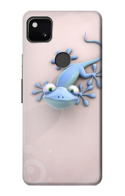 S1631 Drôle Gecko Lézard Etui Coque Housse pour Google Pixel 4a