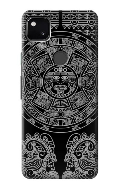 S1838 Motif maya Etui Coque Housse pour Google Pixel 4a