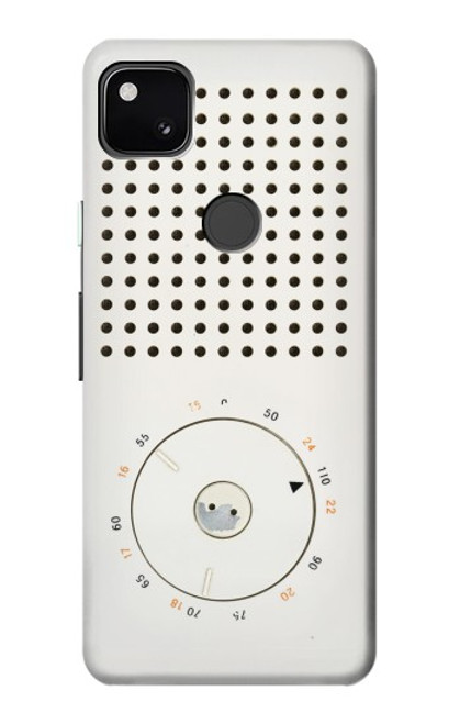 S1857 Rétro transistor radio Etui Coque Housse pour Google Pixel 4a