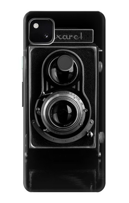 S1979 Caméra millésimé Etui Coque Housse pour Google Pixel 4a