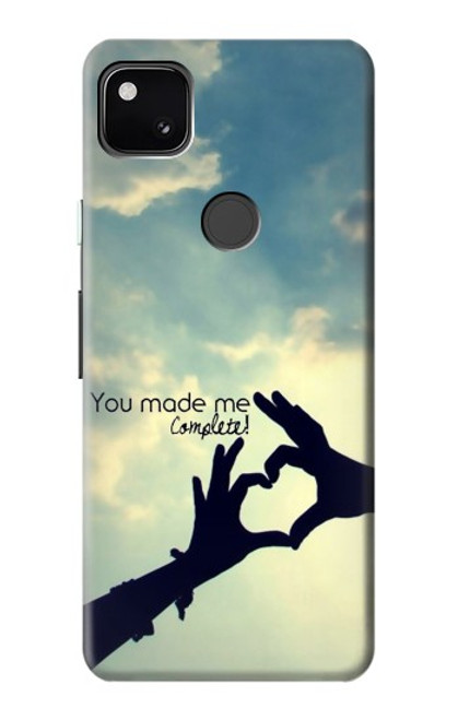 S2640 Vous avez fait de moi l'amour complet Etui Coque Housse pour Google Pixel 4a