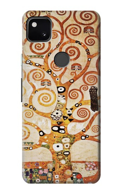S2723 L'arbre de vie Gustav Klimt Etui Coque Housse pour Google Pixel 4a