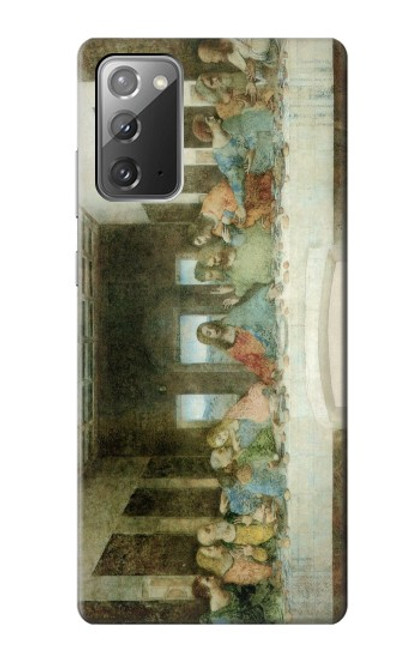 S0173 Leonardo Da Vinci La Cène Etui Coque Housse pour Samsung Galaxy Note 20