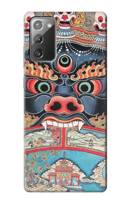 S0572 Tibet Art Etui Coque Housse pour Samsung Galaxy Note 20