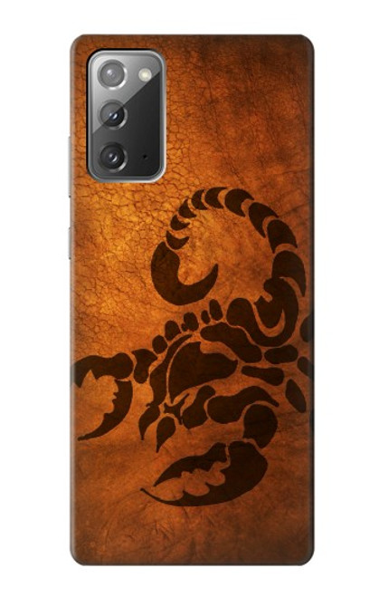 S0683 Scorpion Tatouage Etui Coque Housse pour Samsung Galaxy Note 20
