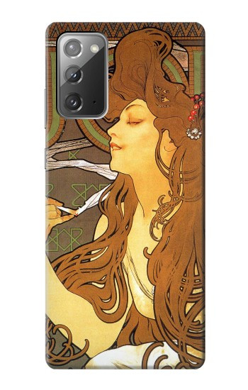 S0969 Alphonse Mucha Job Etui Coque Housse pour Samsung Galaxy Note 20
