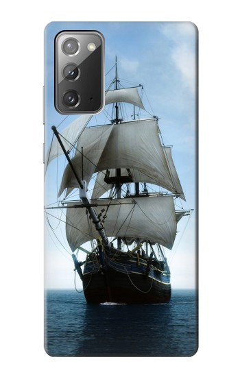 S1096 Bateau à voile dans un océan Etui Coque Housse pour Samsung Galaxy Note 20