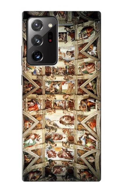 S0177 Michelangelo Chapelle plafond Etui Coque Housse pour Samsung Galaxy Note 20 Ultra, Ultra 5G