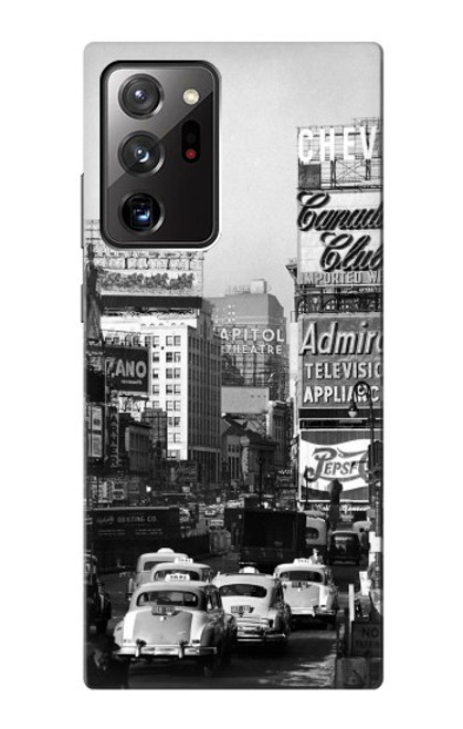S0182 New York Vintage Etui Coque Housse pour Samsung Galaxy Note 20 Ultra, Ultra 5G