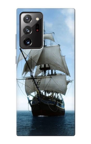 S1096 Bateau à voile dans un océan Etui Coque Housse pour Samsung Galaxy Note 20 Ultra, Ultra 5G