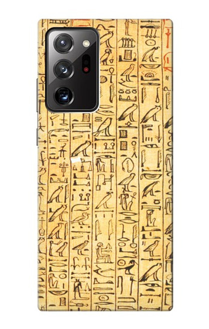 S1625 Textes des Sarcophages égyptiens Etui Coque Housse pour Samsung Galaxy Note 20 Ultra, Ultra 5G