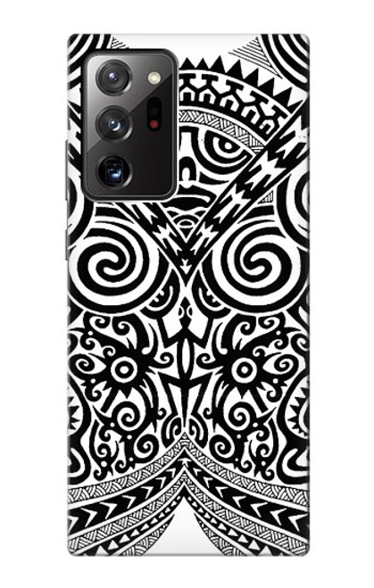 S1655 Tatouage maori Etui Coque Housse pour Samsung Galaxy Note 20 Ultra, Ultra 5G