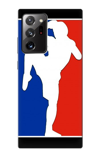 S2278 Muay Thai Kickboxing MMA art martial blanc Etui Coque Housse pour Samsung Galaxy Note 20 Ultra, Ultra 5G