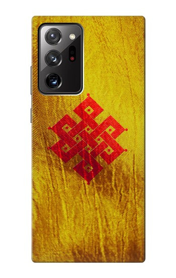 S2318 Noeud éternel méditation bouddhiste spirituelle Etui Coque Housse pour Samsung Galaxy Note 20 Ultra, Ultra 5G