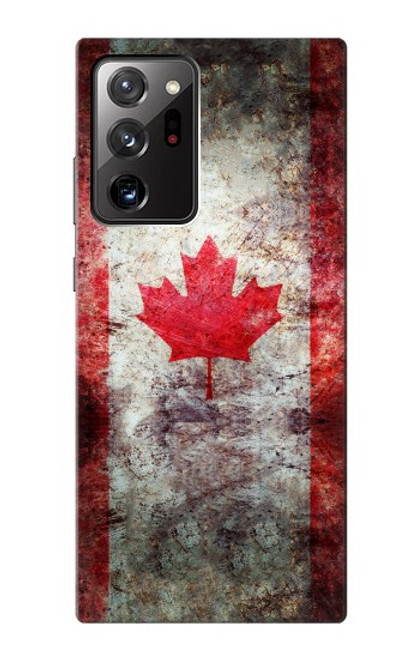 S2490 Canada Feuille d'érable Drapeau Texture Etui Coque Housse pour Samsung Galaxy Note 20 Ultra, Ultra 5G