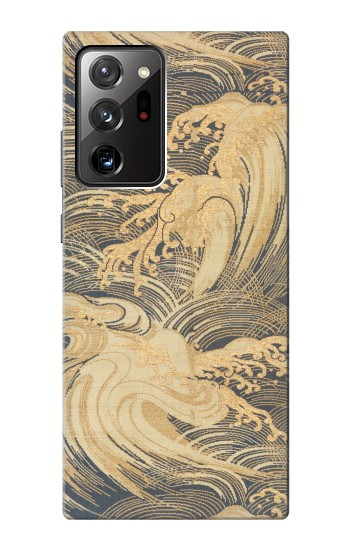 S2680 Japon Art Obi avec des vagues stylisées Etui Coque Housse pour Samsung Galaxy Note 20 Ultra, Ultra 5G