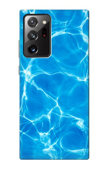 S2788 Bleu Piscine d'eau Etui Coque Housse pour Samsung Galaxy Note 20 Ultra, Ultra 5G