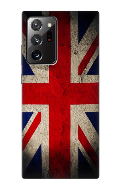 S2894 Drapeau britannique millésimé Etui Coque Housse pour Samsung Galaxy Note 20 Ultra, Ultra 5G