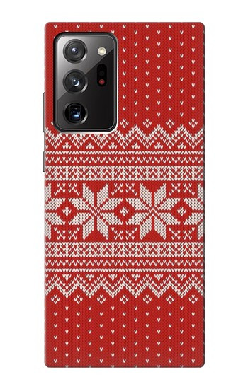 S3384 Motif d'hiver sans couture tricot Etui Coque Housse pour Samsung Galaxy Note 20 Ultra, Ultra 5G