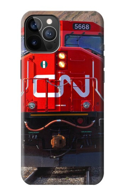 S2774 Train Canada Nationale des chemins de fer Etui Coque Housse pour iPhone 12, iPhone 12 Pro