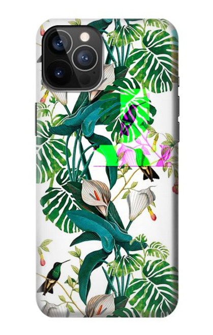 S3697 Oiseaux de la vie des feuilles Etui Coque Housse pour iPhone 12, iPhone 12 Pro