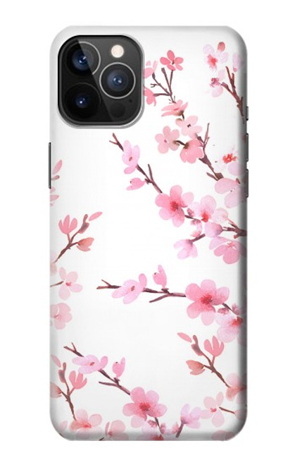 S3707 Fleur de cerisier rose fleur de printemps Etui Coque Housse pour iPhone 12, iPhone 12 Pro