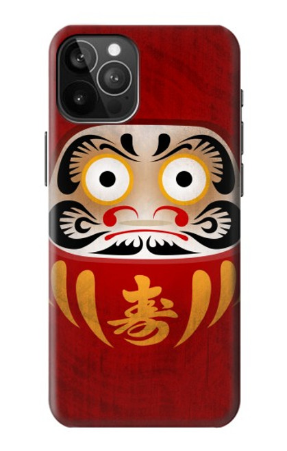 S3023 Japon Bonne chance Daruma Poupée Etui Coque Housse pour iPhone 12 Pro Max