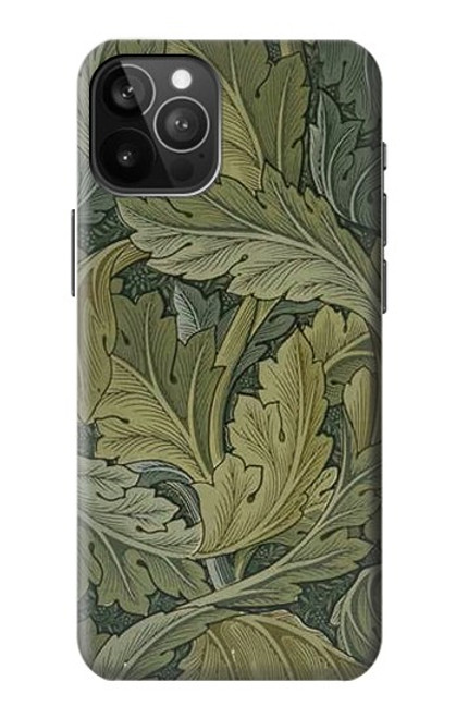 S3790 William Morris Acanthus Leaves Etui Coque Housse pour iPhone 12 Pro Max