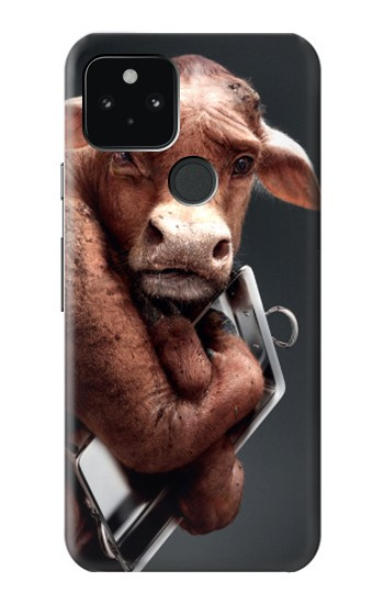 S1271 Vache Folle Etui Coque Housse pour Google Pixel 5