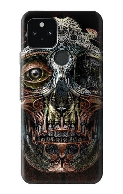 S1685 Crâne Steampunk Etui Coque Housse pour Google Pixel 5