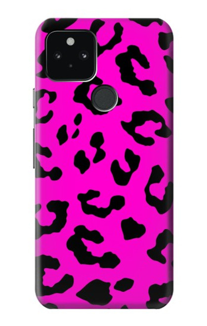 S1850 Motif rose Léopard Etui Coque Housse pour Google Pixel 5